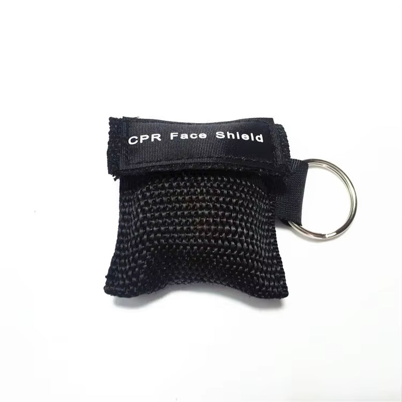 1Pcs Keychain First Aid Emergency Face Shield CPR Mask Professional Outdoor Rescue Health Care Tools Jetting Resuscitator Mask