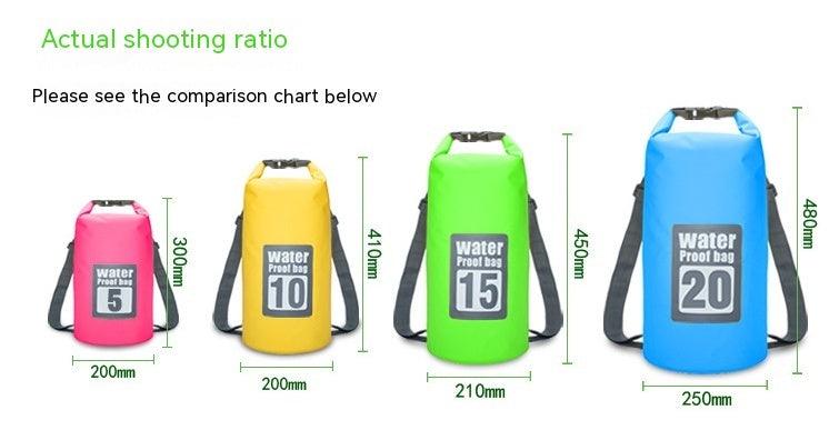 Durable Men's Waterproof PVC Gear Bag for Outdoor Use