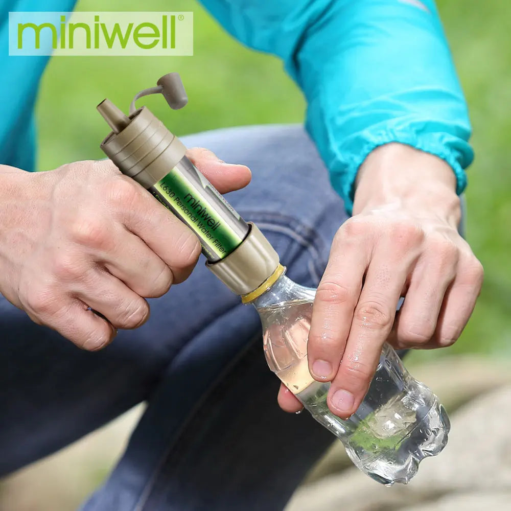 Miniwell L630 Portable Survival Water Purification System for Camping &Hiking