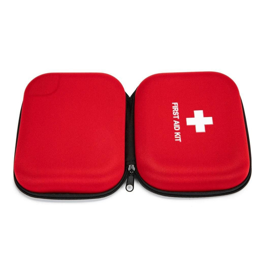 Compact Travel First Aid Kit including essential safety supplies