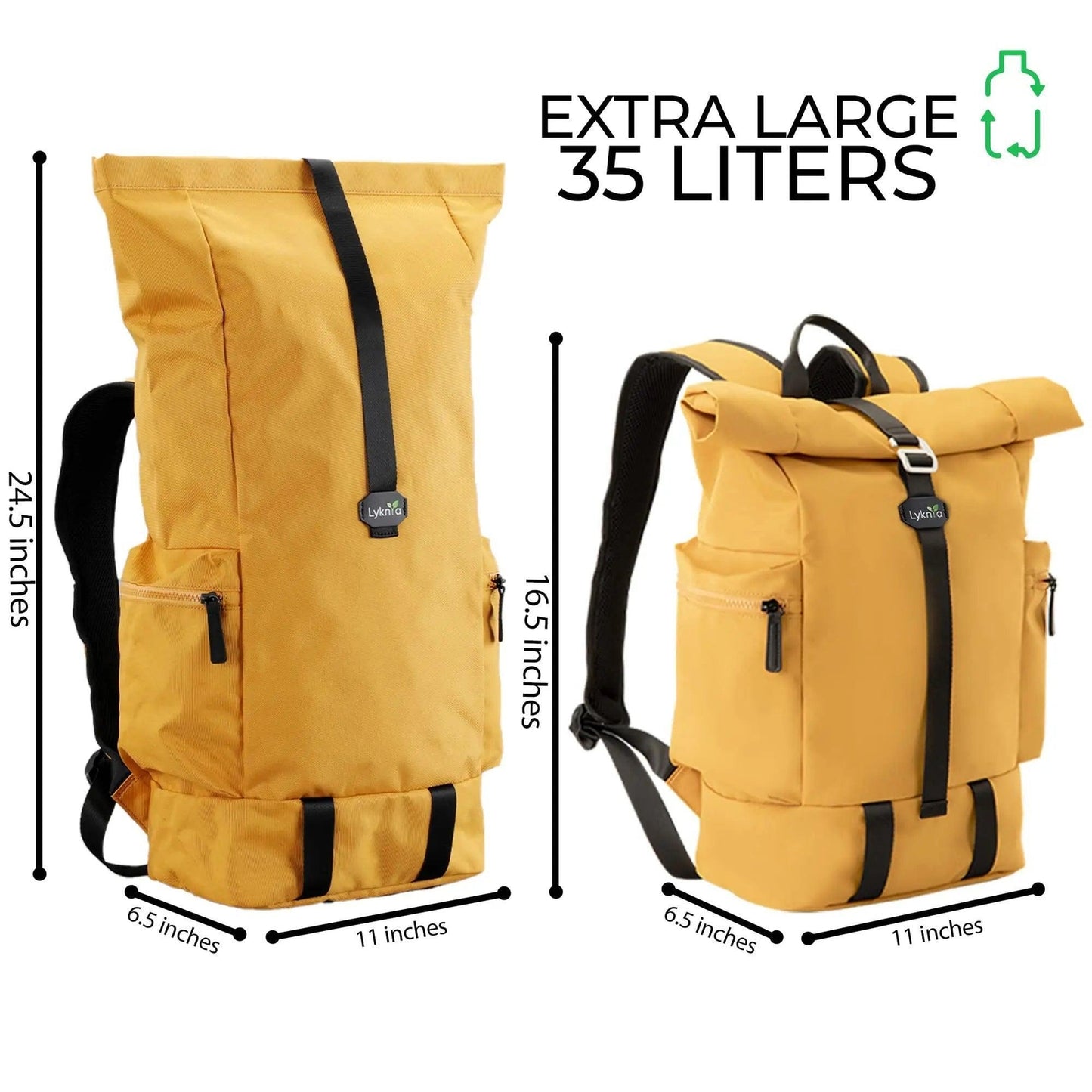 Waterproof & Ultra Lightweight Rolltop Backpack