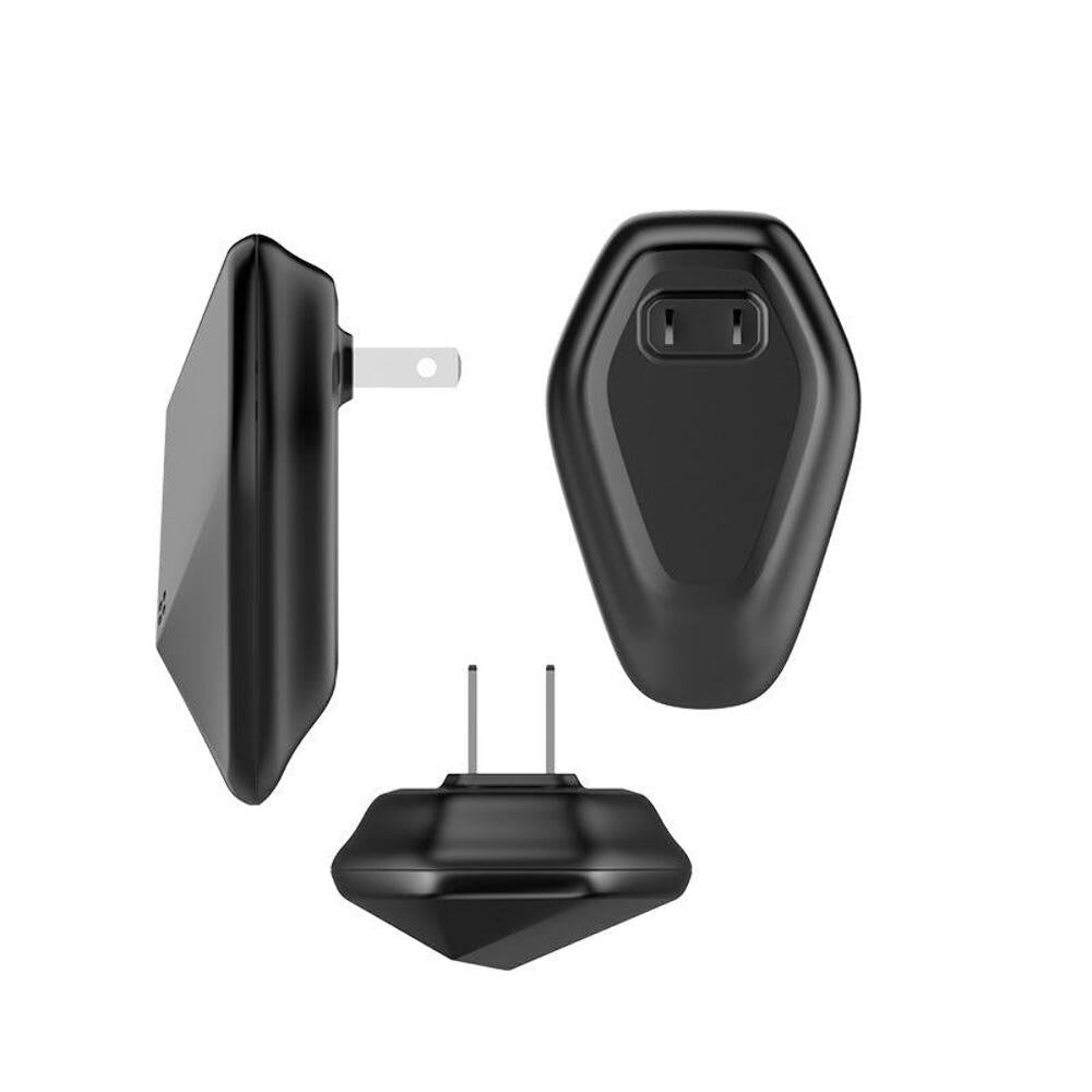 Rechargeable ultrasound mosquito repellent device on white background
