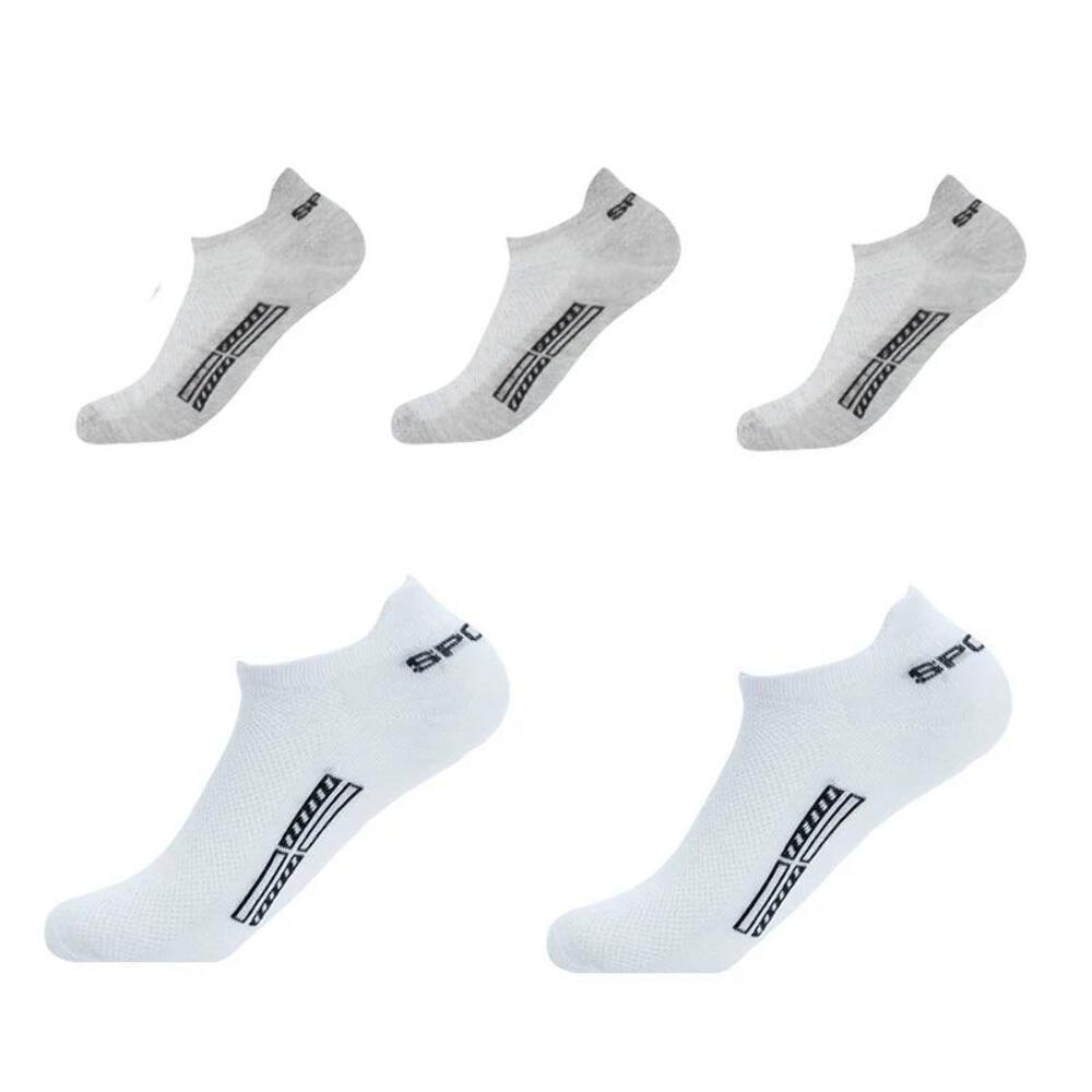 Ultimate Comfort Mesh Ankle Socks 5-Pack