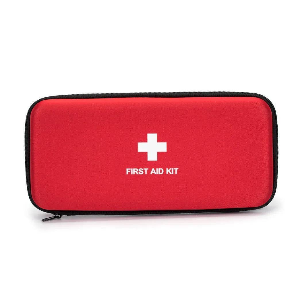 Compact Travel First Aid Kit with essential safety supplies