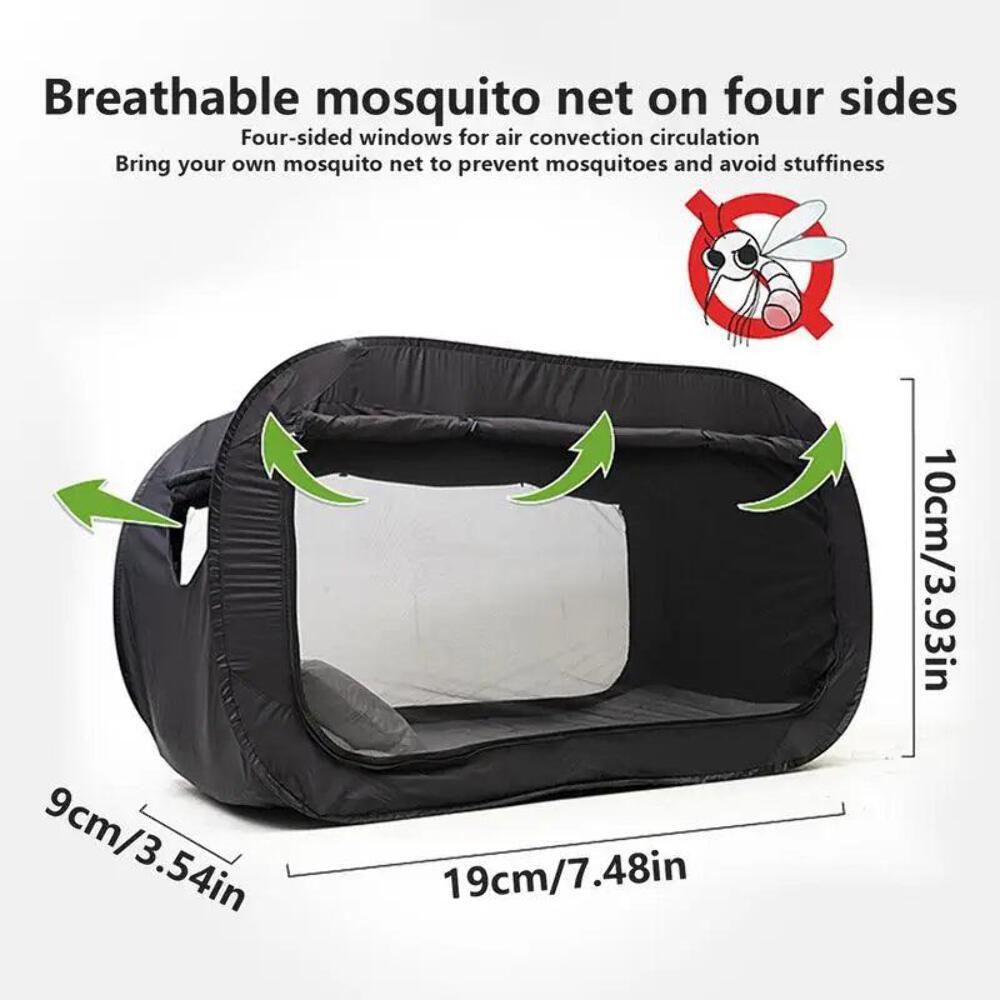 Compact Privacy Bed Tent for Cozy Sleep in Small Space