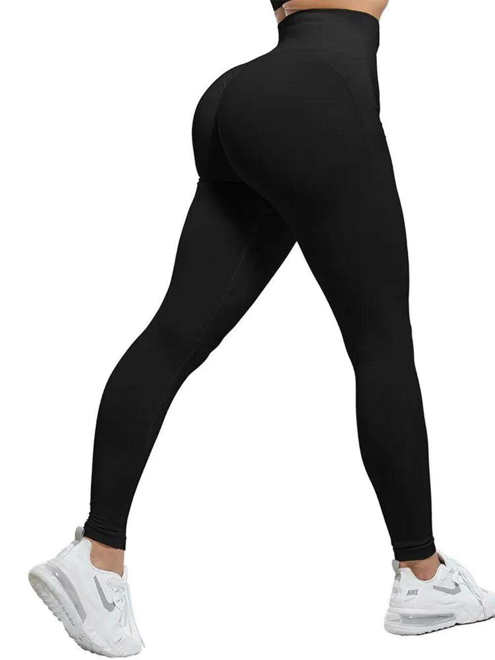 Curve-enhancing BootyBoost leggings - black high-waisted workout pants with pockets