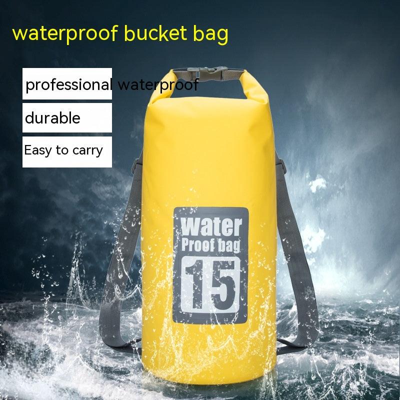 Durable Men's Waterproof PVC Gear Bag for Outdoor Use