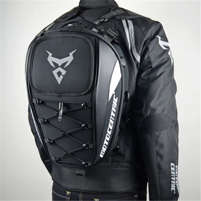 Waterproof Motorcycle Tail Bag Multifunction Motorcycle Rear Seat Bag High Capacity Motorcycle Bag Rider Backpack