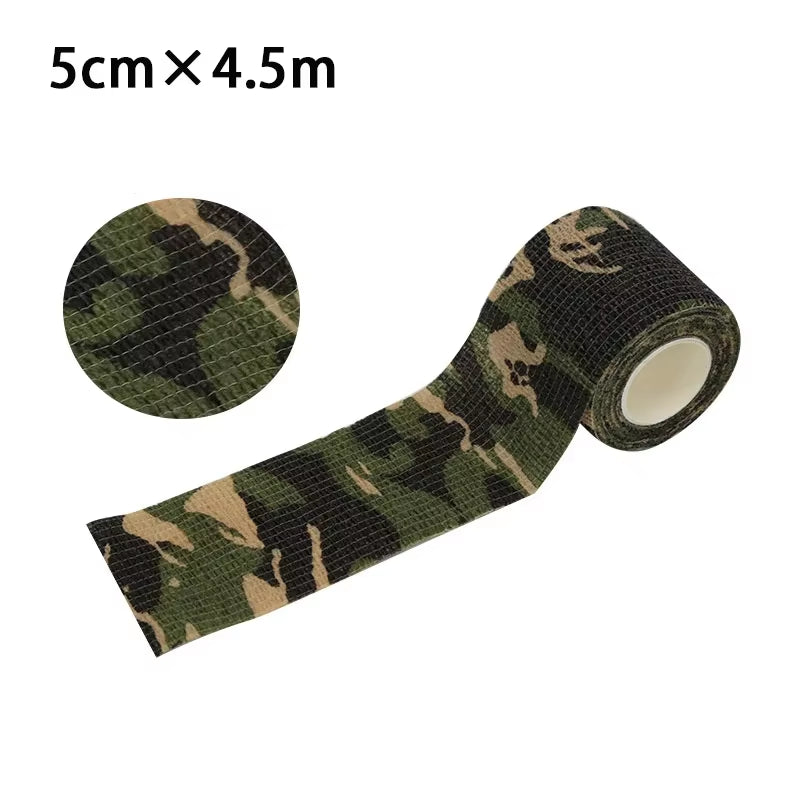 New Self Adhesive Non-Woven Colorful Bandage Survival Elastic Band Wound Protection Joint Fixation Outdoor Emergency Equipment