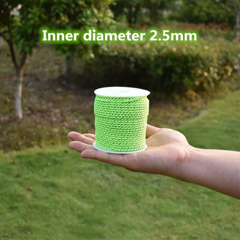 10M Dia.4Mm Dia.2.5Mm Reflective Paracord Luminous Camping Tent Ropes Outdoor Tools
