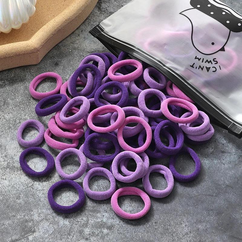 "Vibrant Hair Bands Set for stylish hairstyles"