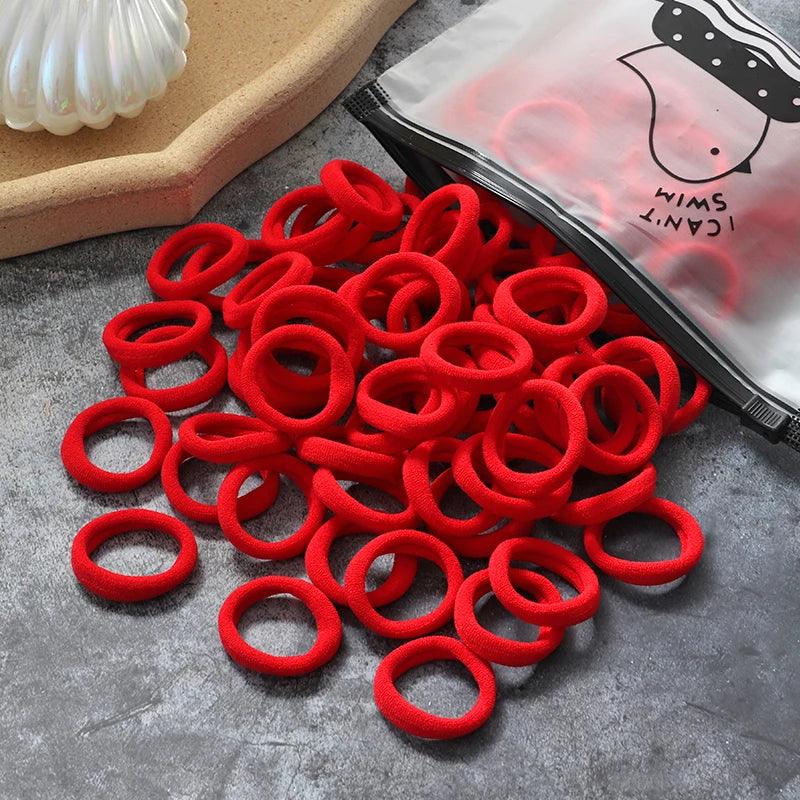 Vibrant Hair Bands Set for Elevating Hairstyles