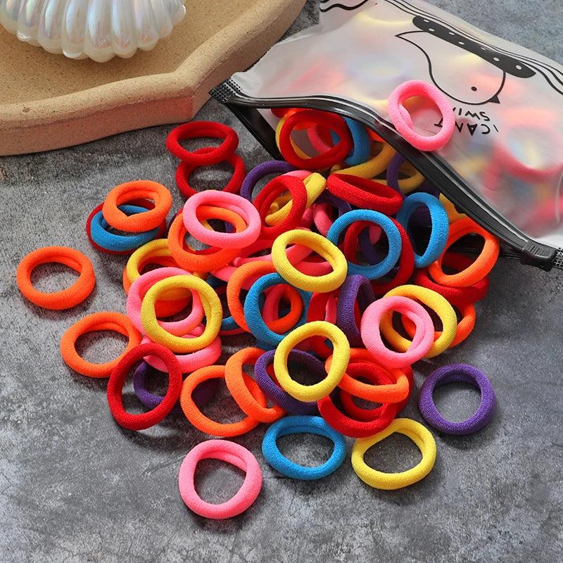 Vibrant Hair Bands Set for Stylish Hairstyles