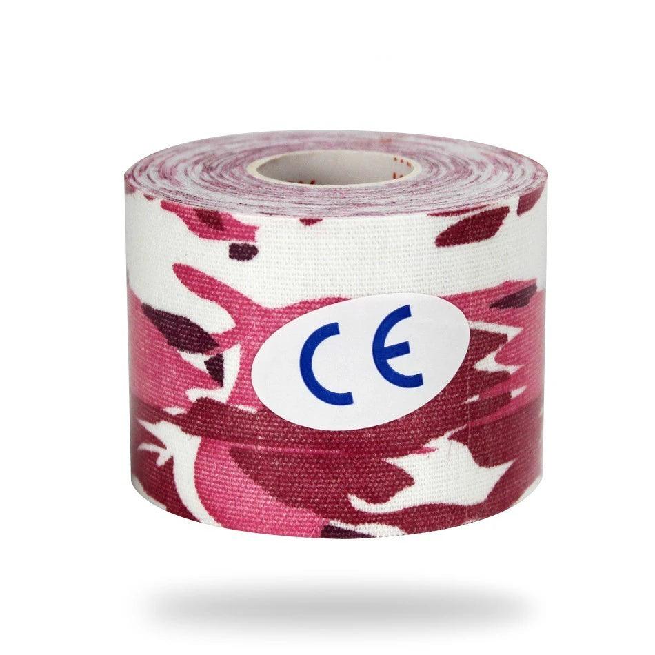 Men's elastic cotton kinesiology tape, waterproof, enhances performance.
