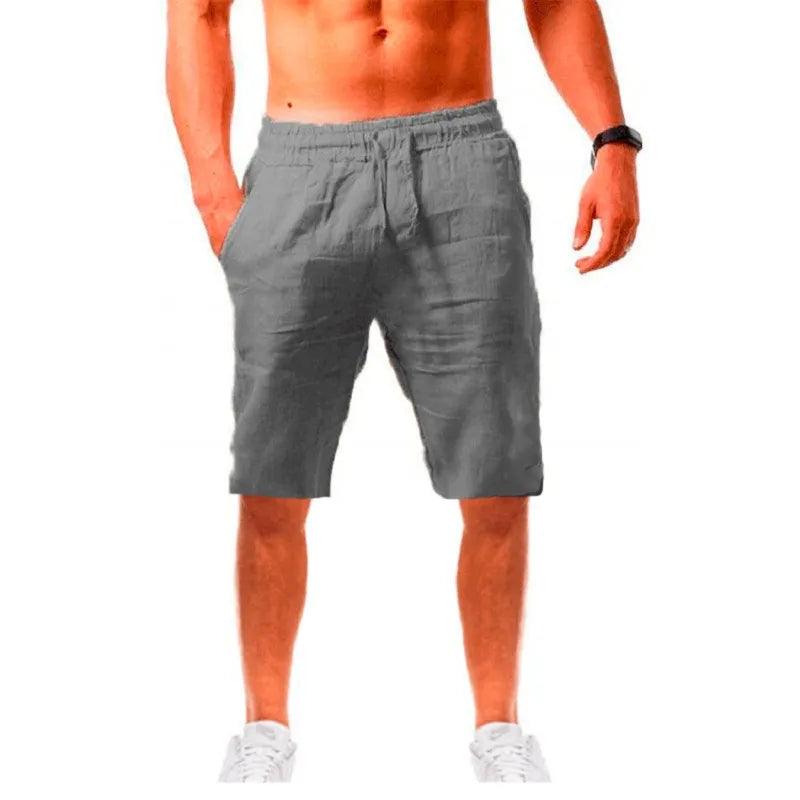 "Men's waterproof hiking shorts in natural setting"