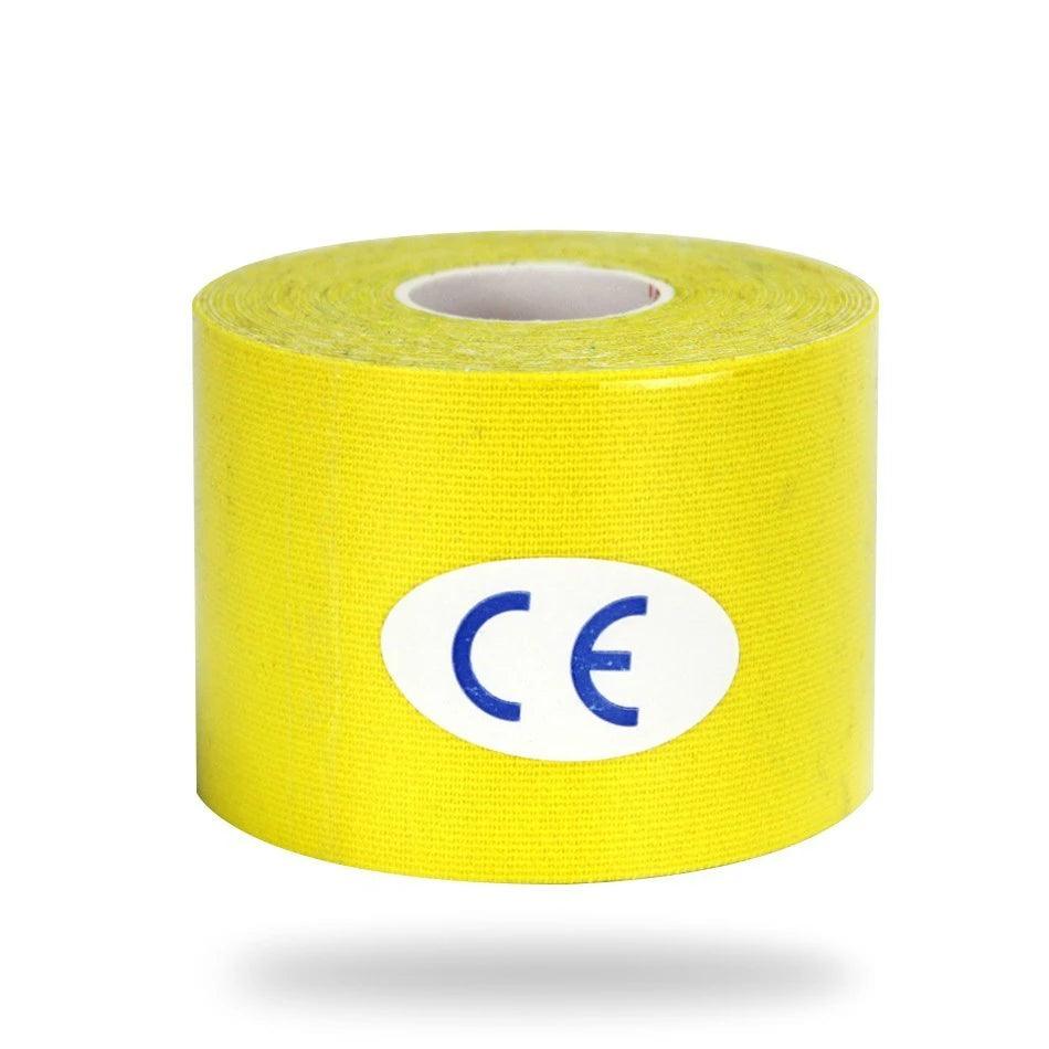 Men's waterproof, elastic cotton kinesiology tape for performance enhancement.