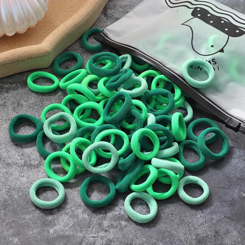 Vibrant hair bands set for stylish hairstyles