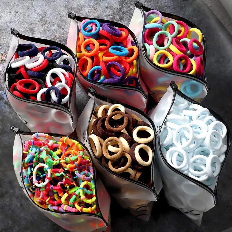 Vibrant Hair Bands Set for Elevating Hairstyles