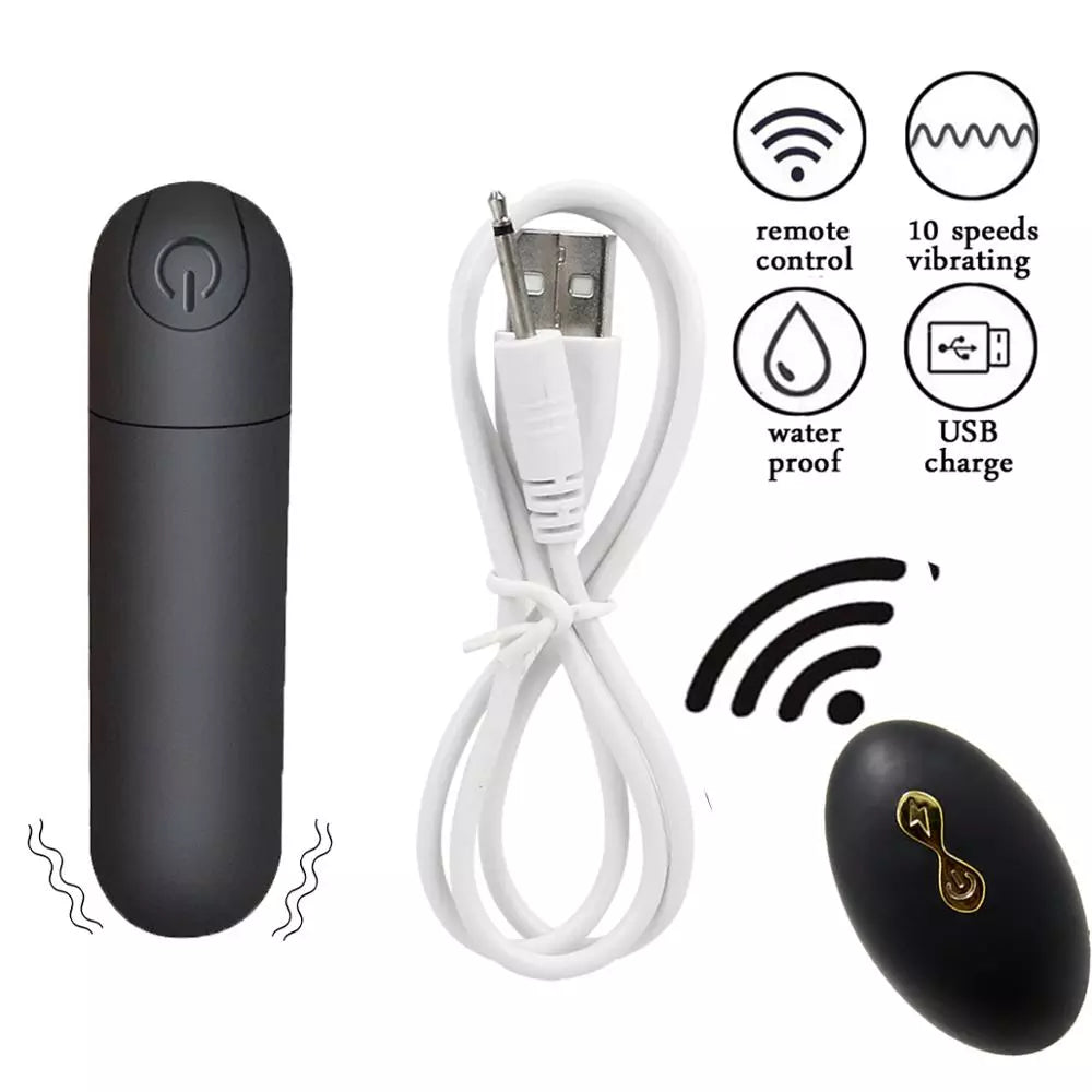 Vibrating Panties 10 Function Remote Control Rechargeable
