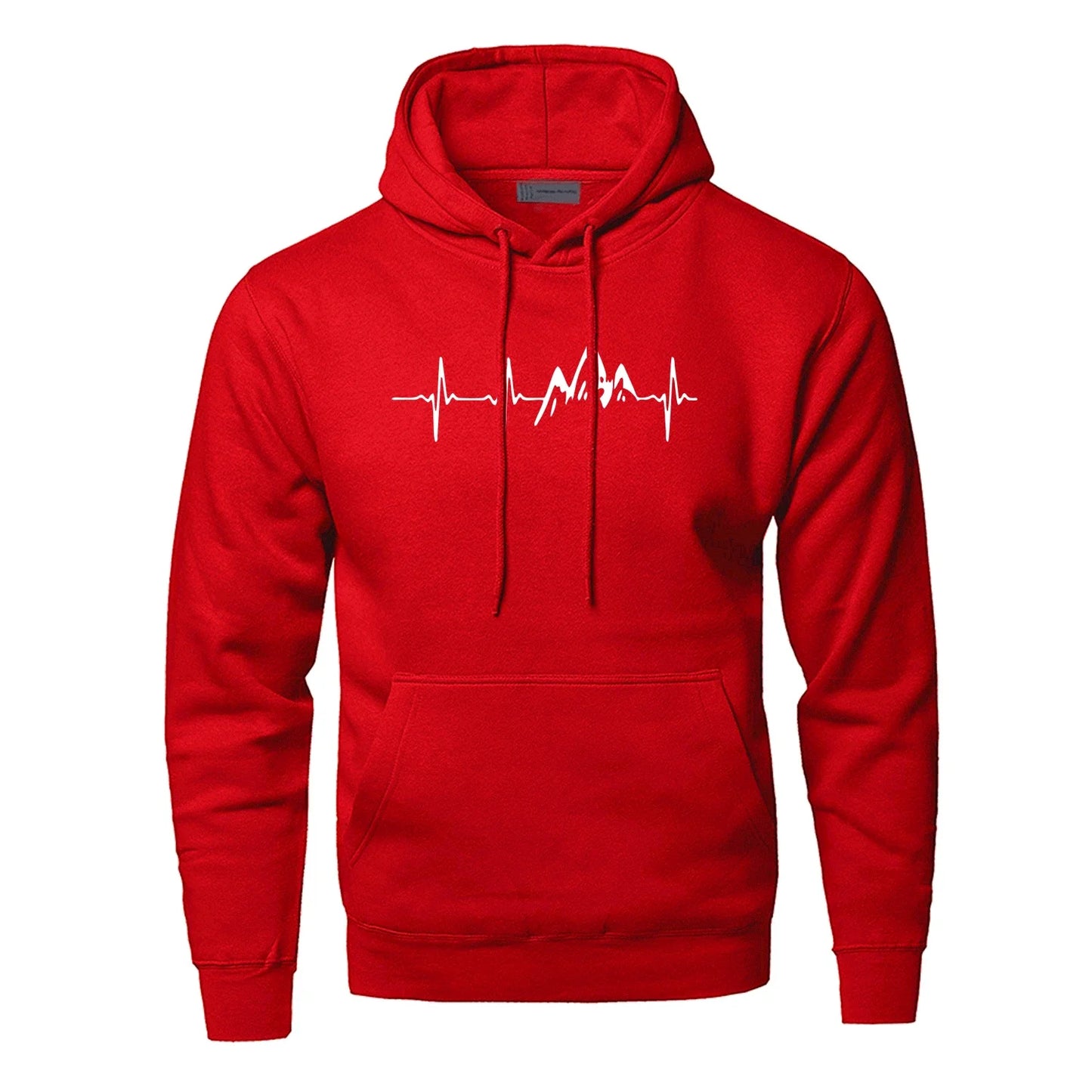 "Men's Black and Grey Waterproof Mountain Hoodie"