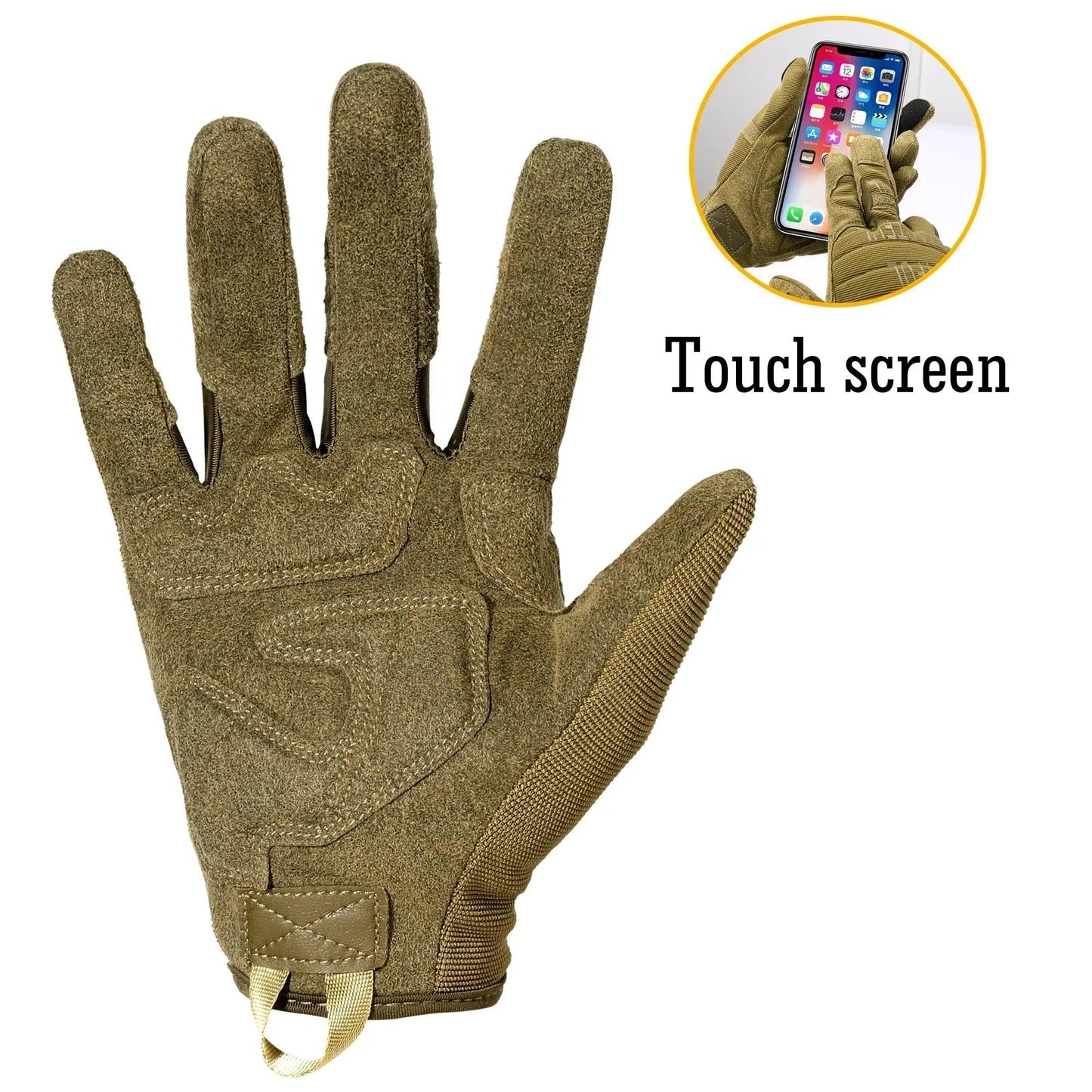 Men's Tactical Waterproof Gloves for Outdoor Use