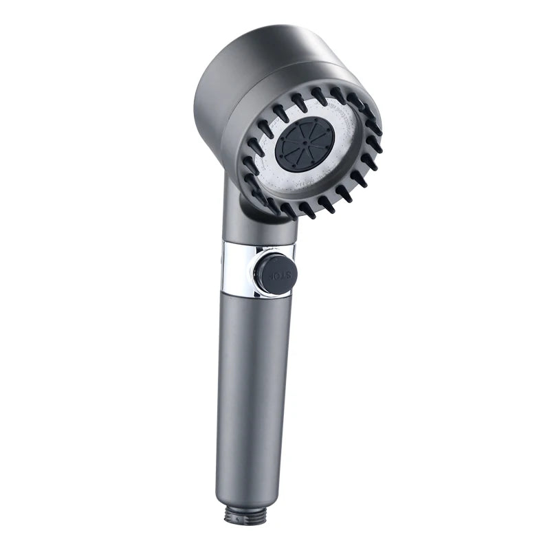 "High-Pressure Shower Head with 3 Modes for Men, optimizing water flow."