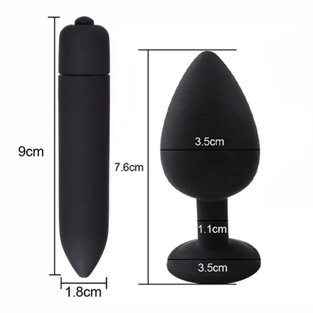 S/M/L Silicone Anal Plug Butt Plug