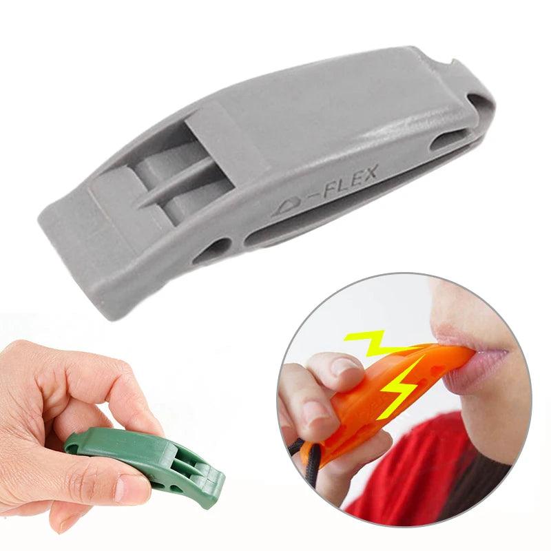Compact Outdoor Emergency Whistle - Loud Safety Survival Signal