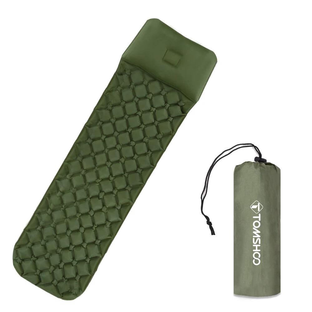 Tomshoo Inflatable Camping Mat - Outdoor Comfort Sleeping Pad