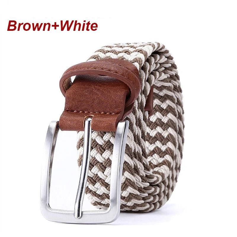 Premium men's stretch leather belts available online