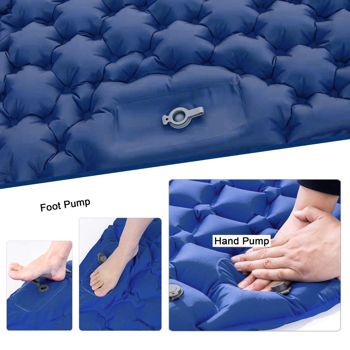 Tomshoo Inflatable Camping Mat - Lightweight & Durable Outdoor Sleeping Pad