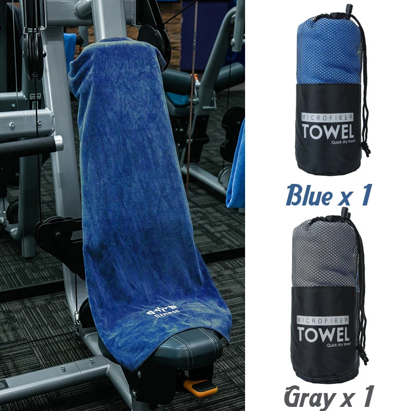 Quick-Dry Premium Microfiber Fitness Towel - Ideal for staying fresh and dry during workouts.