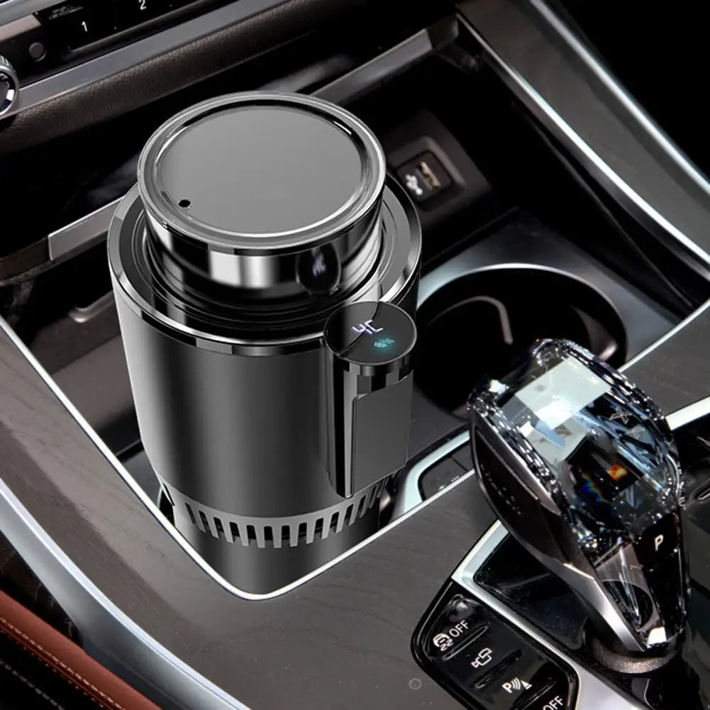 Smart 2-in-1 self-cooling and heating beverage mug, 12V 36W.