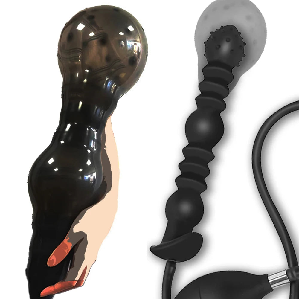 Inflatable Butt Plug With Pump