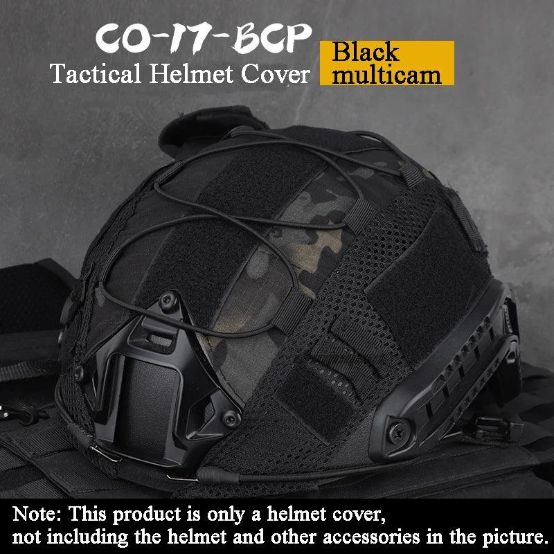 Durable Tactical Helmet Cover for Fast Helmets, protective gear for outdoor activities