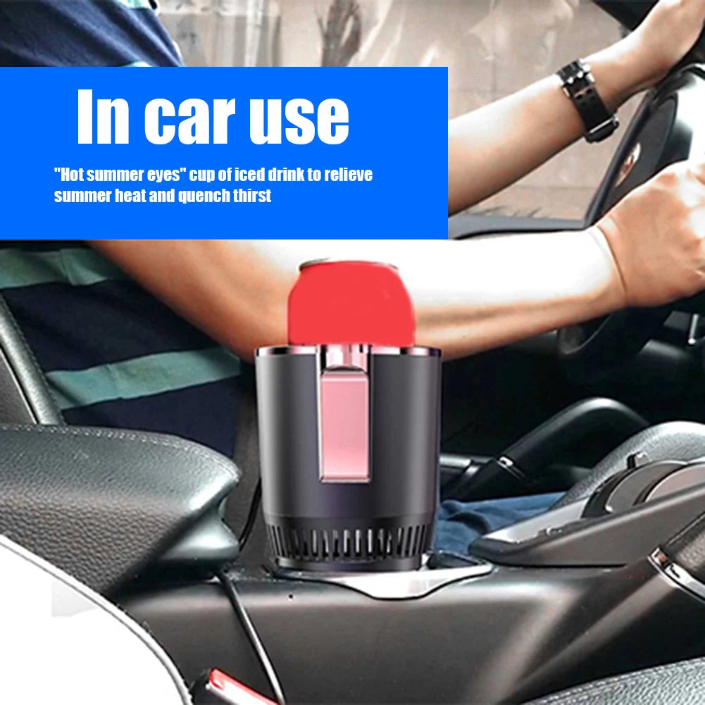 Smart 2-in-1 self-cooling and heating beverage mug, 12V 36W.