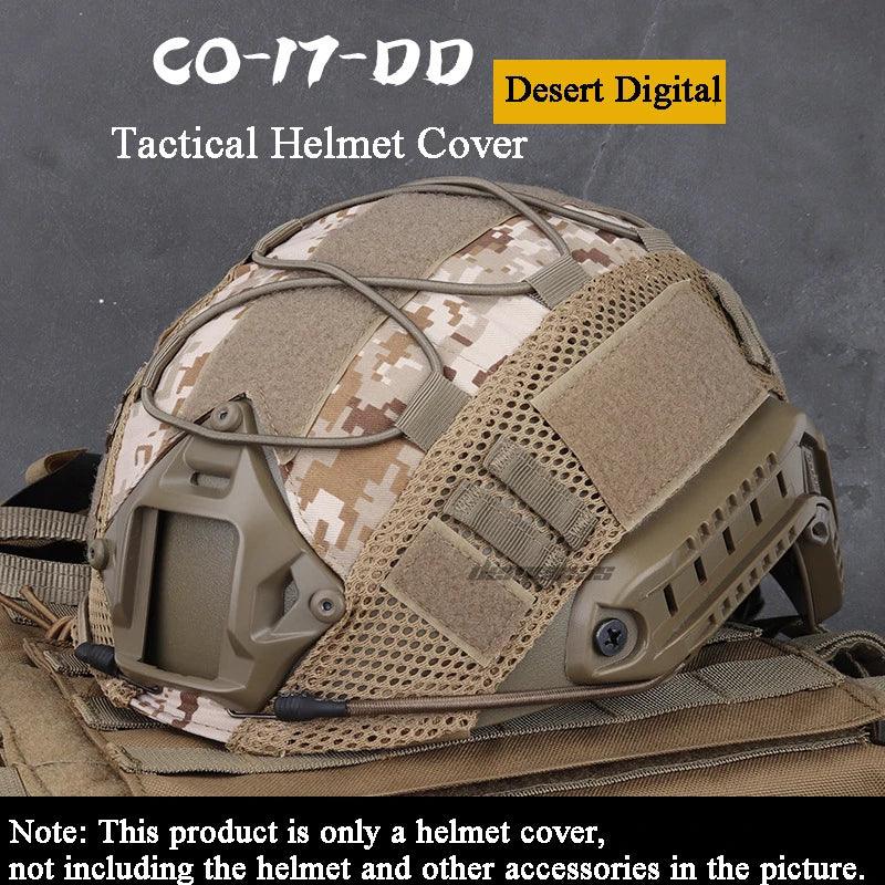 Durable Tactical Helmet Cover for Fast Helmets - Protective gear for outdoor activities