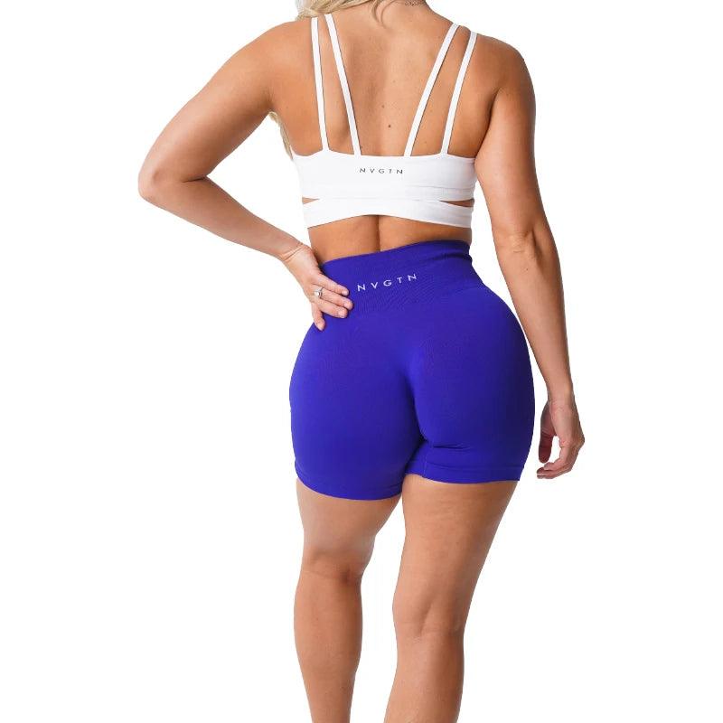 Ultimate Seamless Workout Shorts - Black - Moisture-Wicking Stretch Fabric