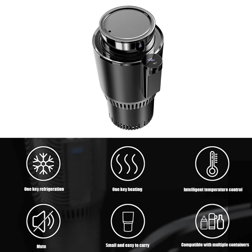 2-in-1 Smart Mug, Self-Cooling Heating 12V 36W Beverage Mug