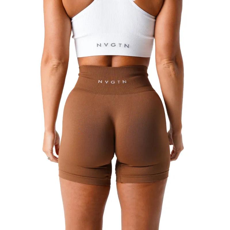 Ultimate Seamless Workout Shorts - Enhance your exercise routine with these stylish and comfortable shorts.