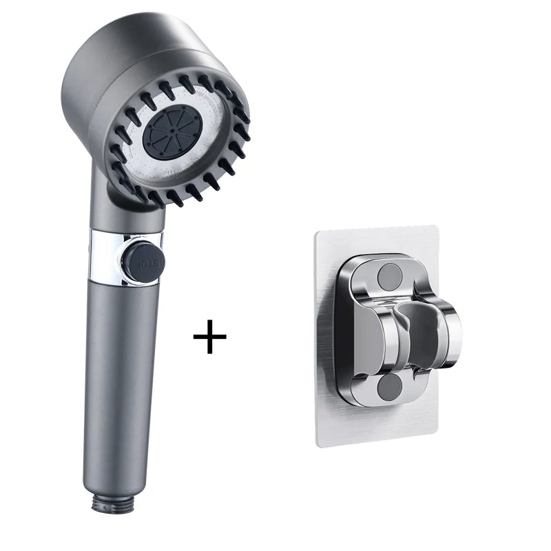 High-pressure shower head for men with 3 adjustable modes