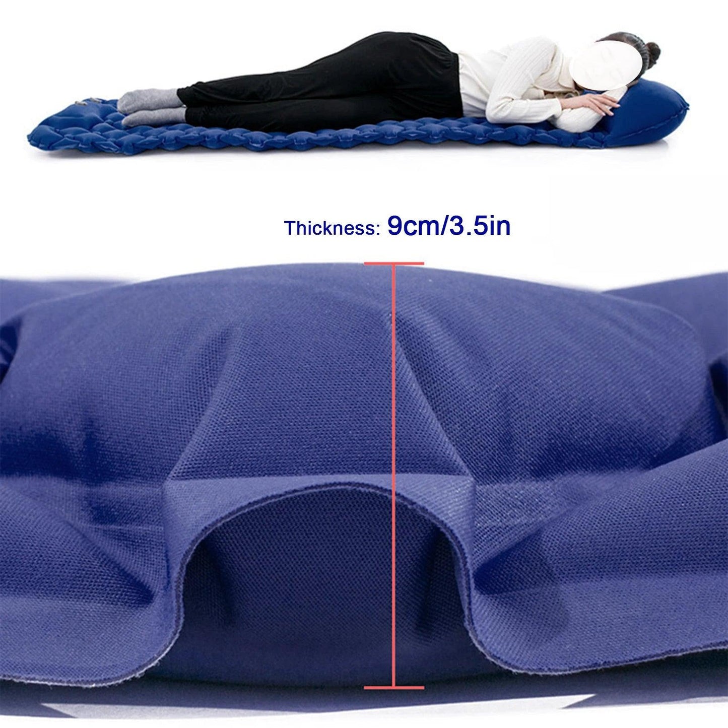 Tomshoo Inflatable Camping Mat - Lightweight and Comfortable Outdoor Mattress