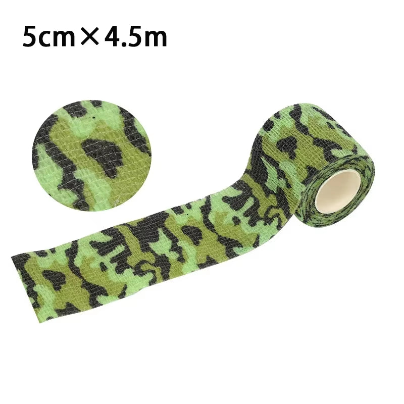 New Self Adhesive Non-Woven Colorful Bandage Survival Elastic Band Wound Protection Joint Fixation Outdoor Emergency Equipment