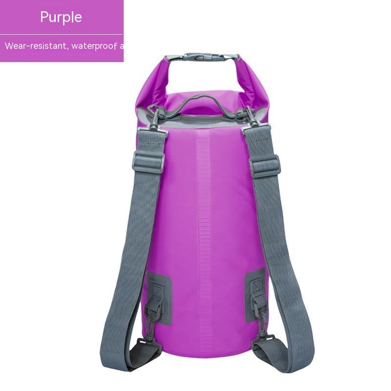 Durable men's PVC waterproof gear bag for outdoor use.