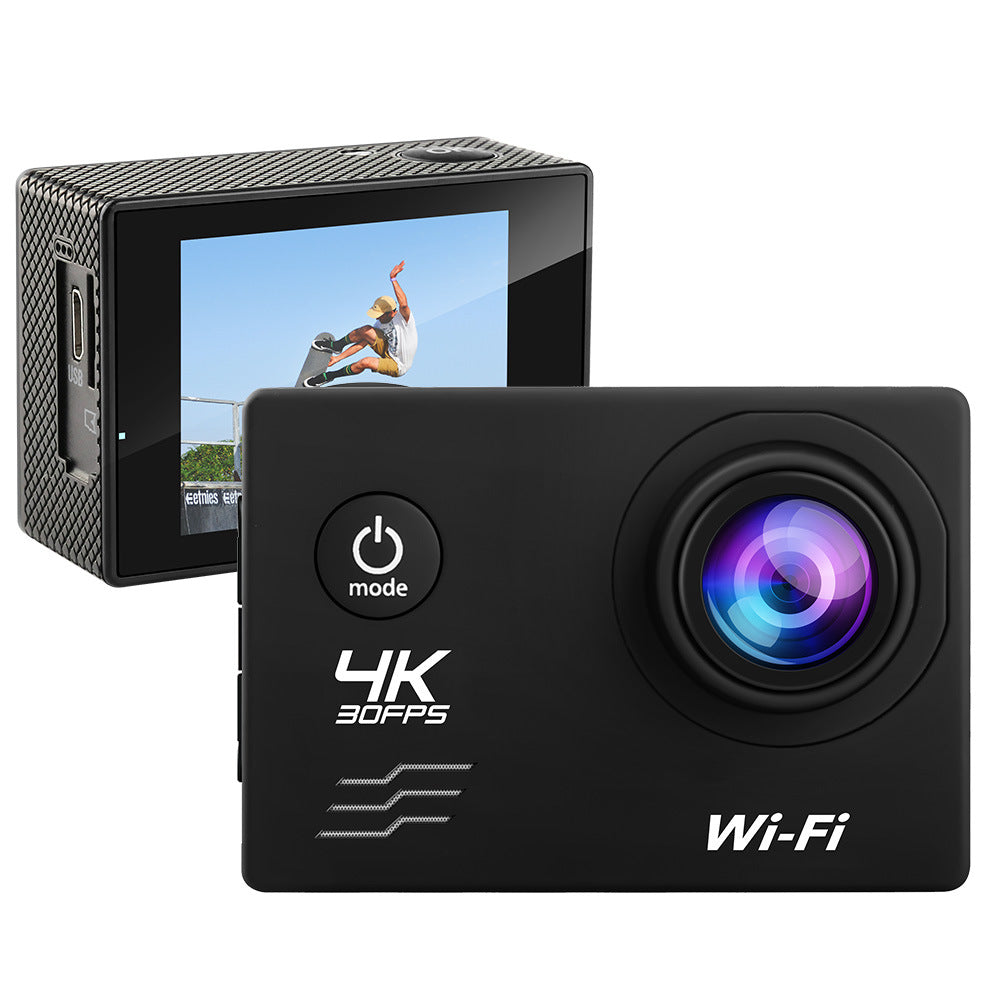 4K Waterproof Action Camera - Perfect for Outdoor Sports, Diving & Helmet Use