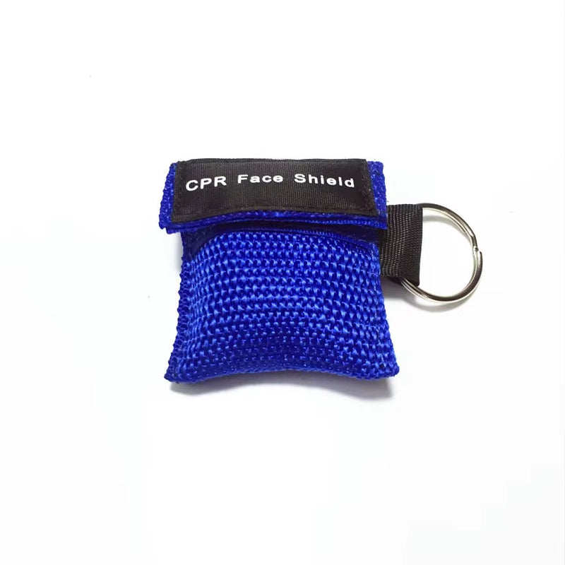 1Pcs Keychain First Aid Emergency Face Shield CPR Mask Professional Outdoor Rescue Health Care Tools Jetting Resuscitator Mask