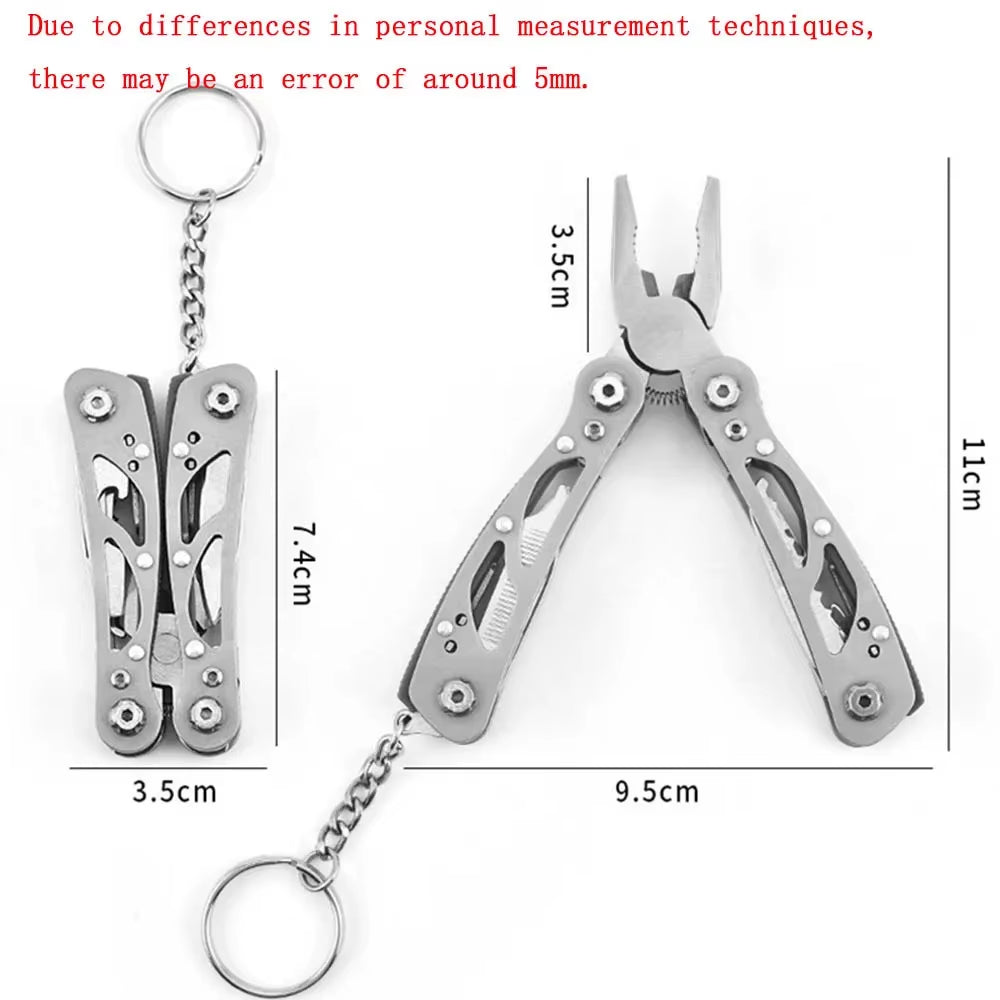 Folding Multi-Tool Pocket Knife Pliers Mini Portable Fold Outdoor Hunting Rescue Survival Tactical Multipurpose Repair Tool