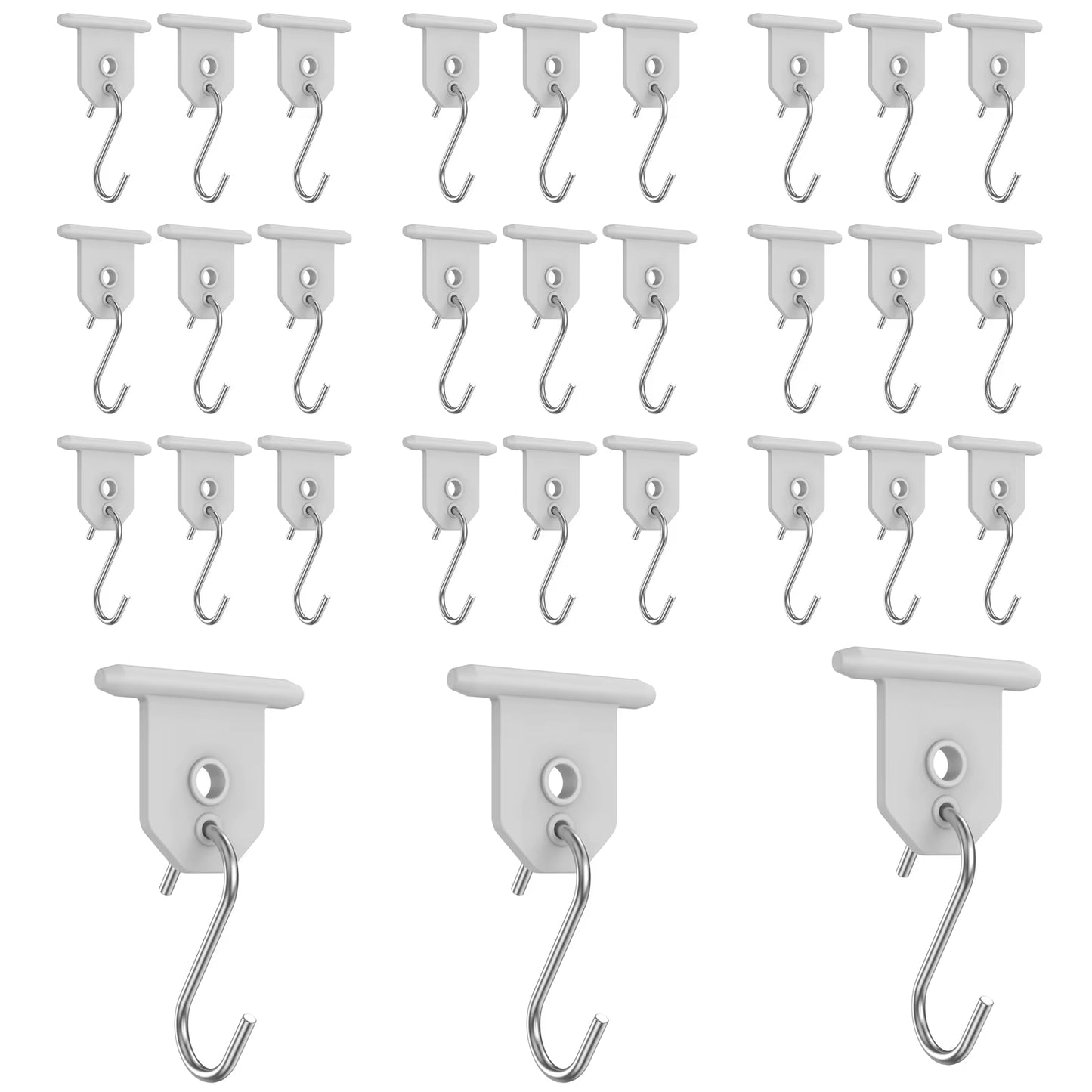 10 Heavy-Duty S-Shaped Awning Hooks - Ideal for Camping, RV Use & Outdoor Hanging Solutions!