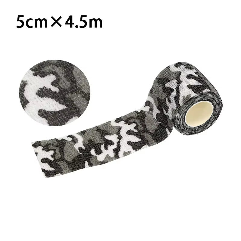 New Self Adhesive Non-Woven Colorful Bandage Survival Elastic Band Wound Protection Joint Fixation Outdoor Emergency Equipment