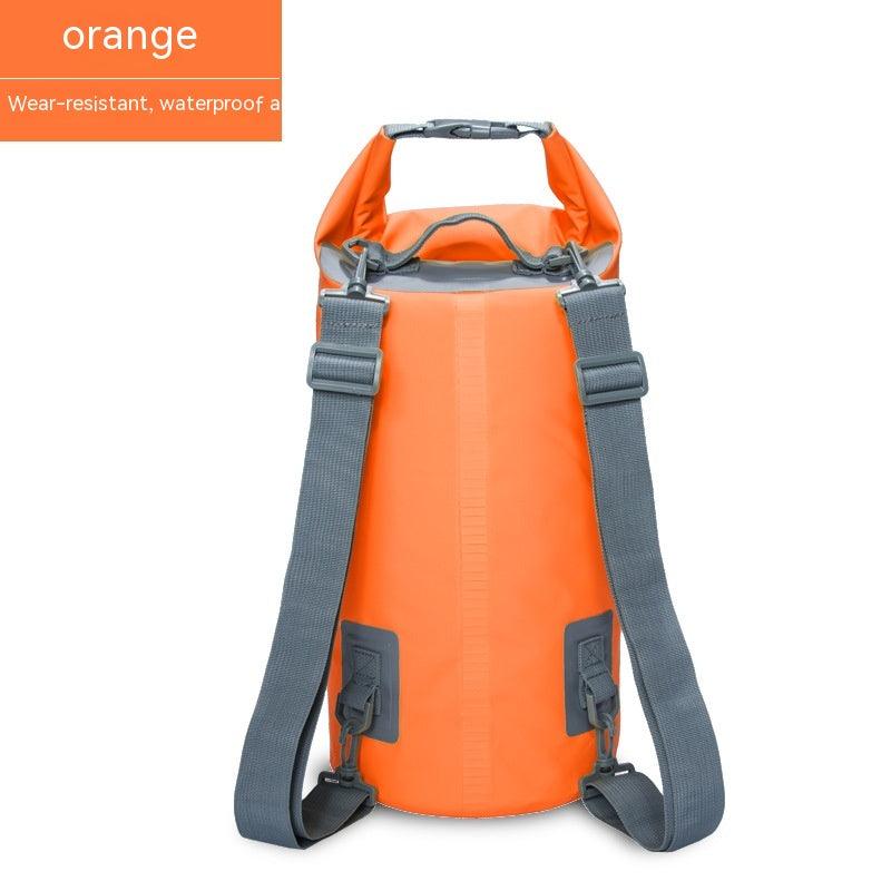 Durable Men's Waterproof PVC Outdoor Gear Bag on white background.